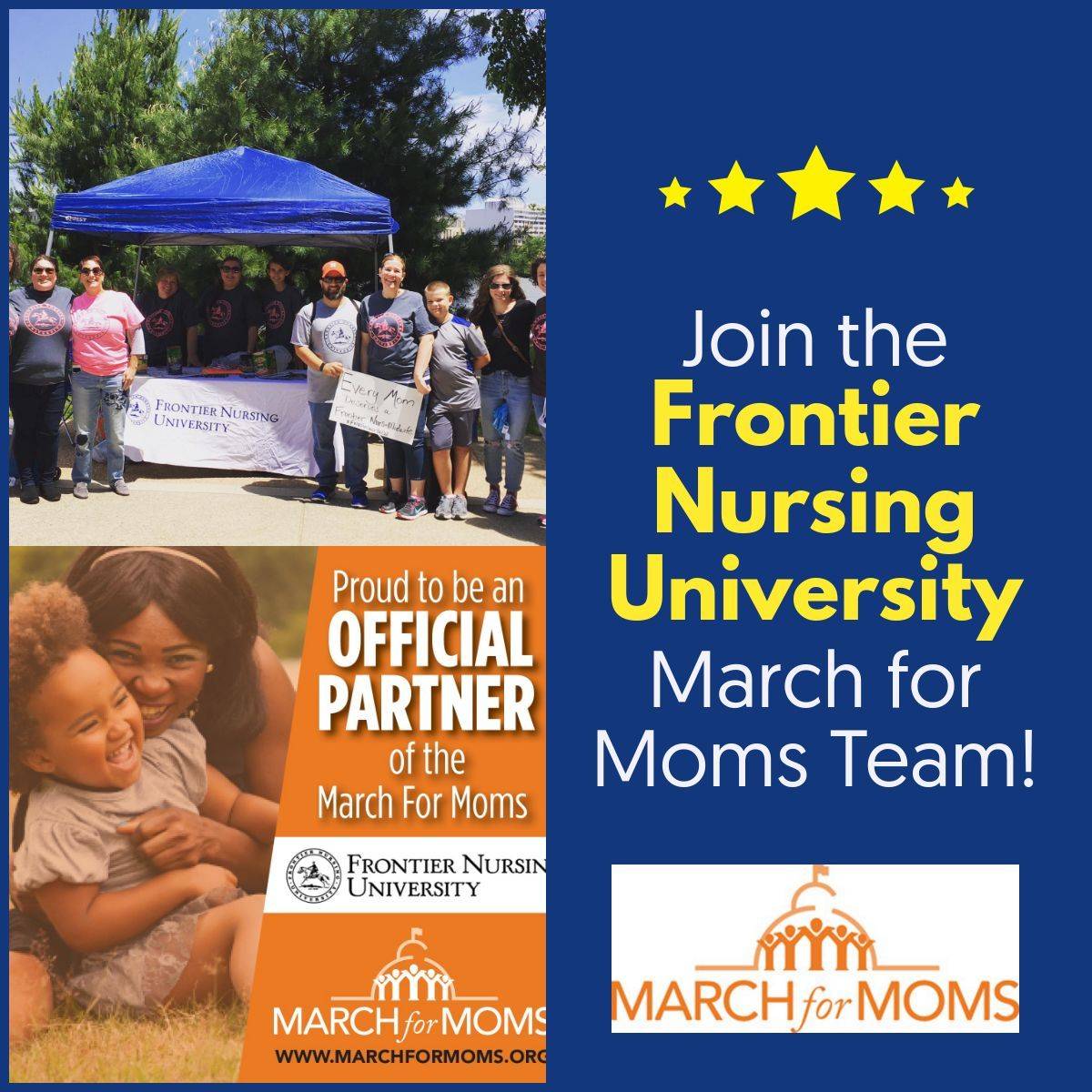 Frontier Nursing University to attend March for Moms in 2018