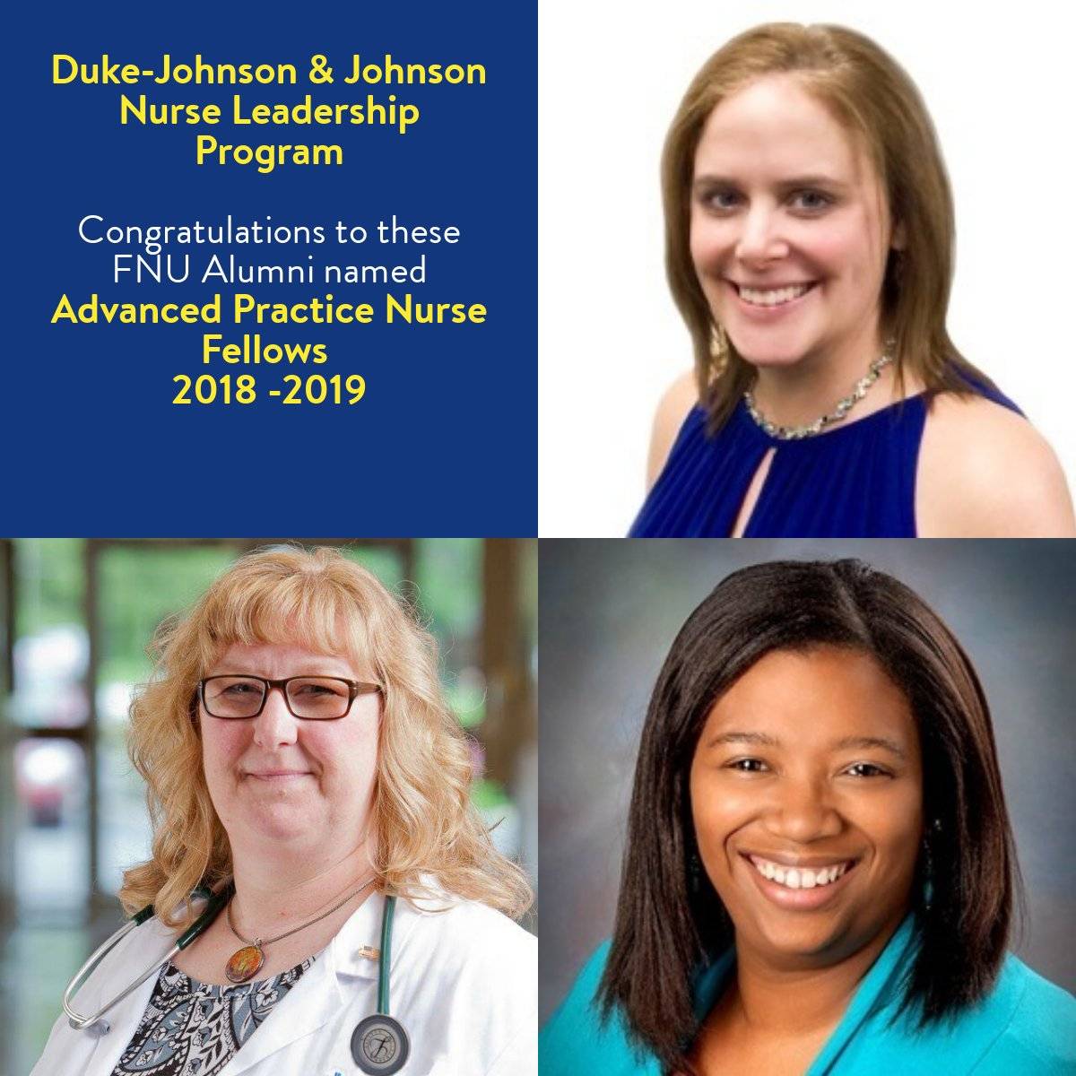 FNU Alumni Named to Duke-Johnson & Johnson Fellows Program