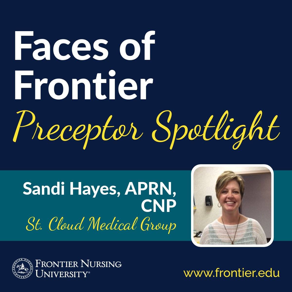 Featured Preceptor: Sandi Hayes, APRN, CNP