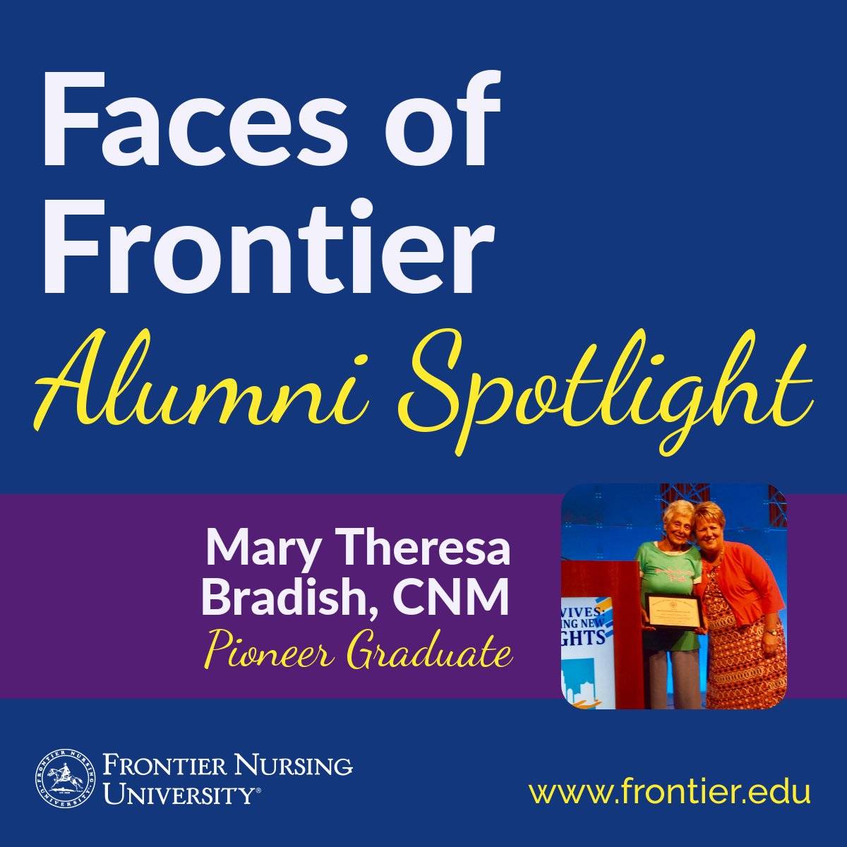 Alumni Spotlight: Mary T. Bradish, CNM