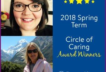 2018 Spring Term Circle of Caring Award Winners