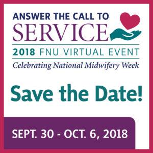 Midwifery Week Virtual Event Save the Date