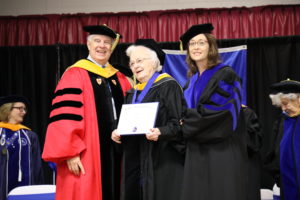 FNU confers honorary doctorate to Edith Baldwin Wonnell, CNM