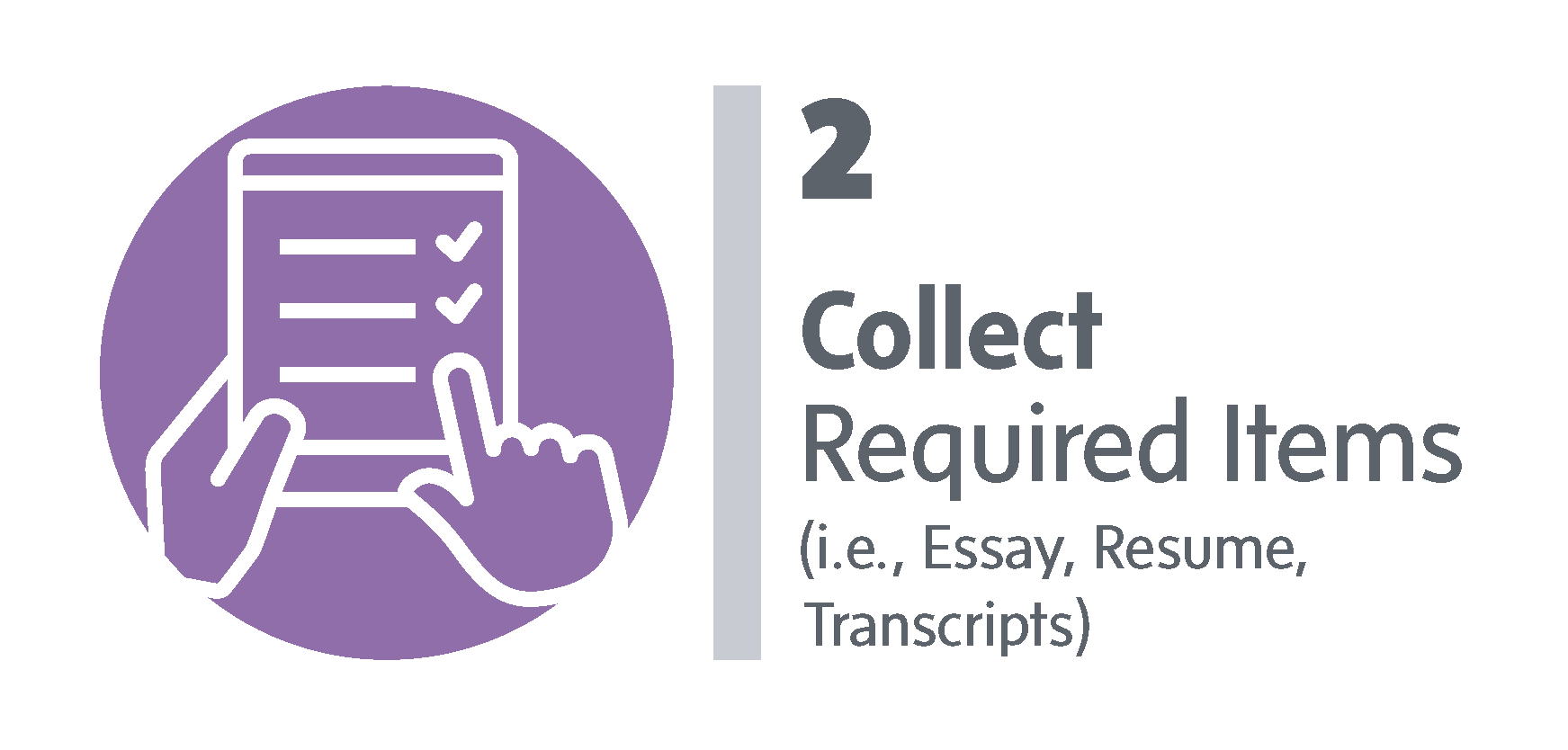 Required Items for MSN Application - Essay, Resume and Transcripts