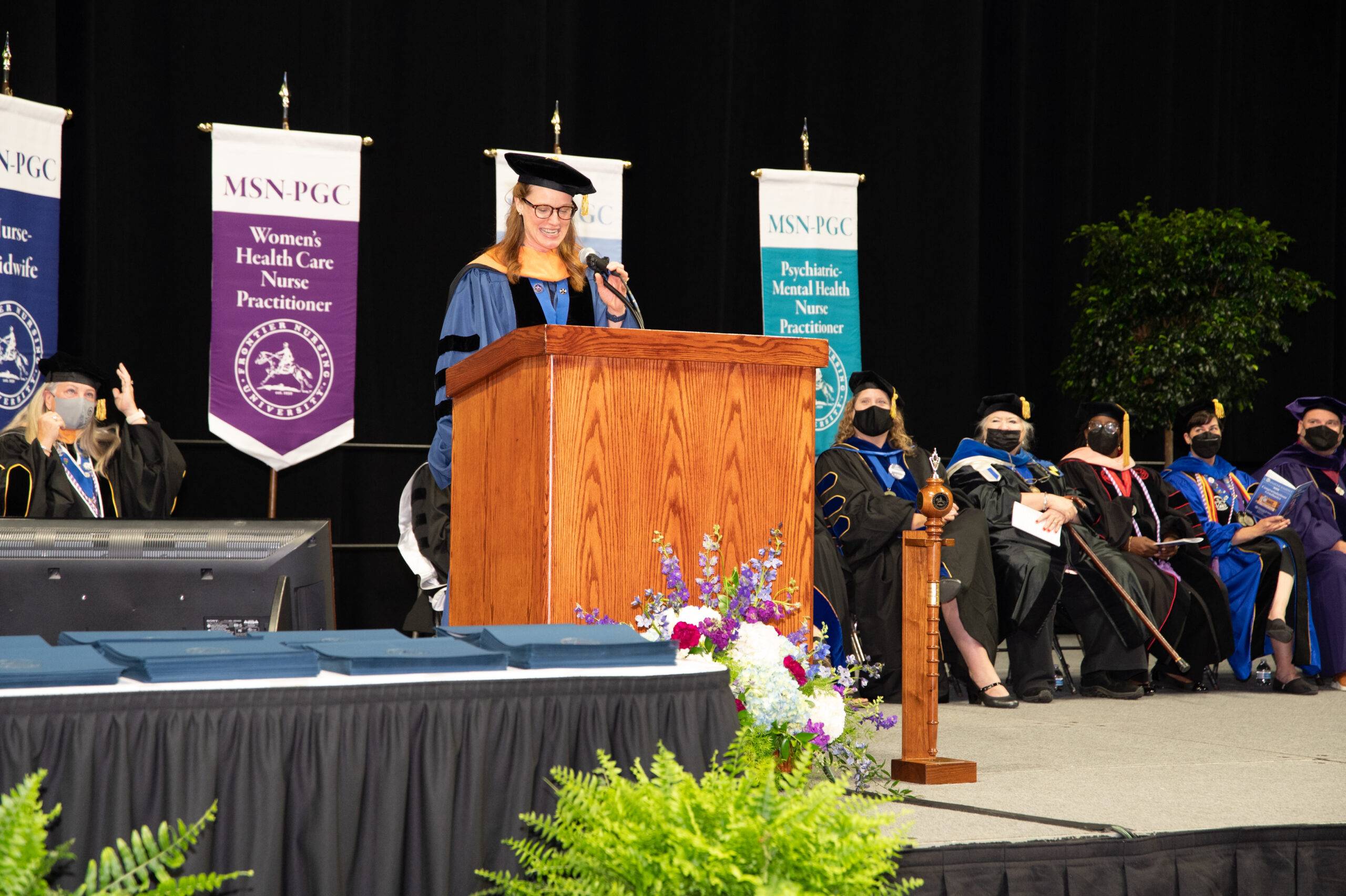 Kendra Faucett at Commencement