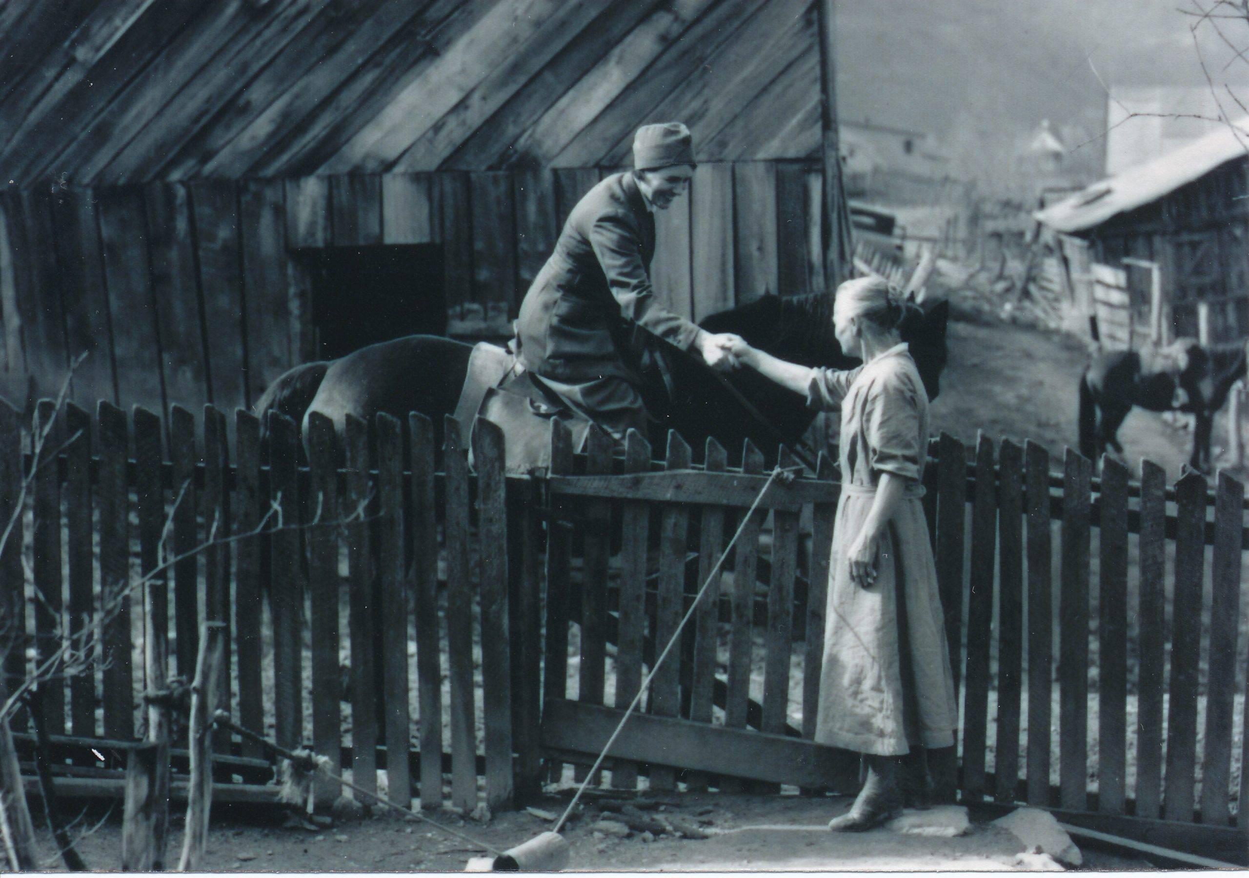 FNS nurse-midwife speaking with one of the local,community-based midwives.